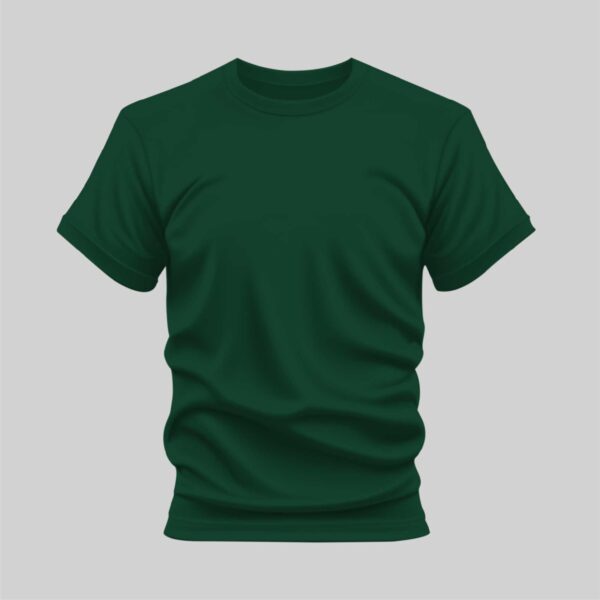 Dark Green Casual Tee for Men by Kapray Kart – Premium Street Style Cotton T-Shirt