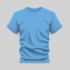 Sky Blue Casual Tee for Men by Kapray Kart – Premium Cotton T-Shirt Front View