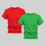 Red and Light Green T Shirt Bundle for Men by Kapray Kart