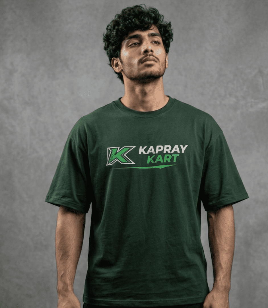 Kapray Kart Founder Wearing Premium T-Shirt — Pakistan's Men's Clothing Brand