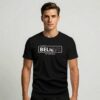 Black Always Believe in Yourself Printed T Shirt
