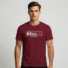 Maroon Always Believe in Yourself Printed T Shirt